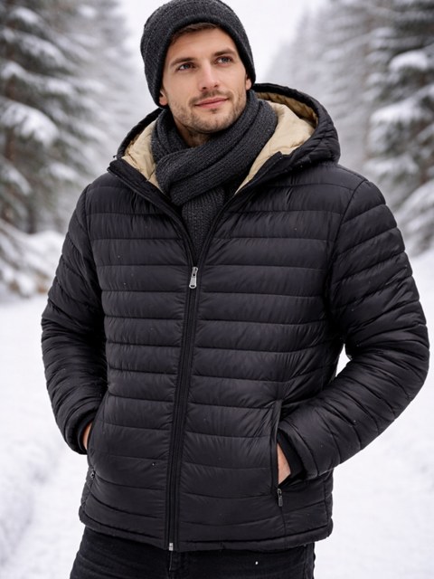 Jaqueta gominho dupla face masculino