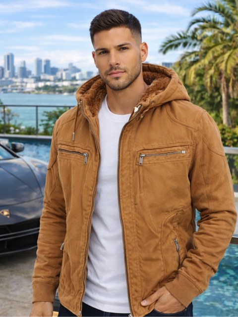 Jaqueta sarja forrada masculina