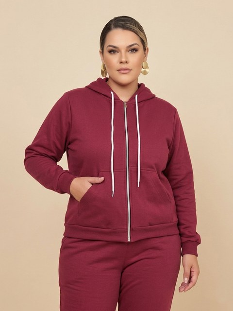 (Blusa Moletom Plus Size Feminina)**
