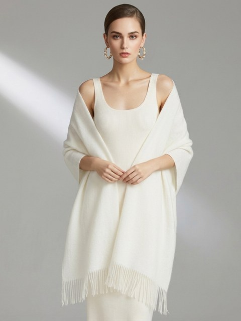 (Cachecol Grosso Liso Feminino)**
