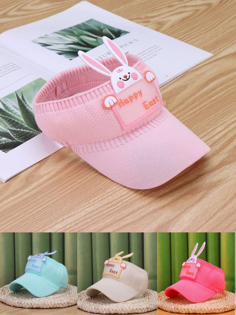 viseira infantil de coelho