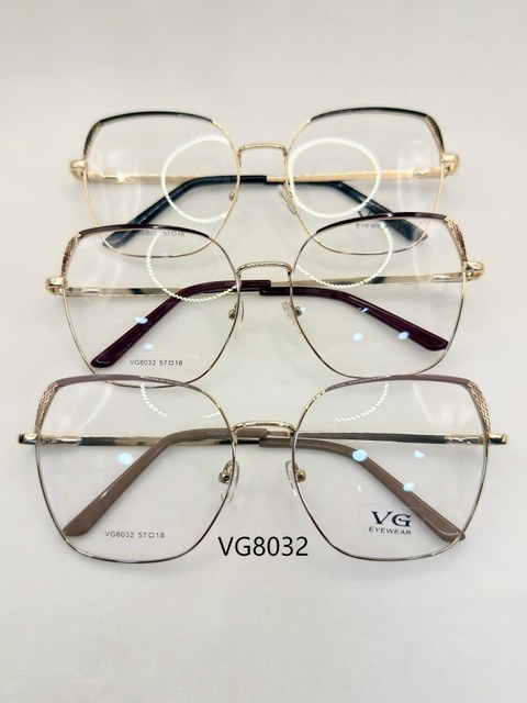 Armacao para oculos metalico feminino-VG8032