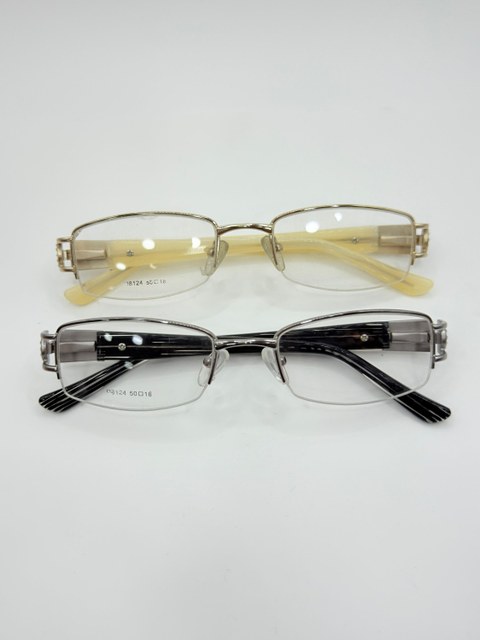 D8124 Armacao de oculos metalico PROMOCAO