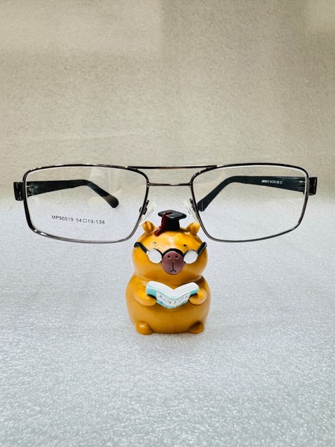 Armacao para oculos metalico ,modelo oval pequeno-90019