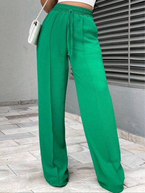 Calça pantalona feminina