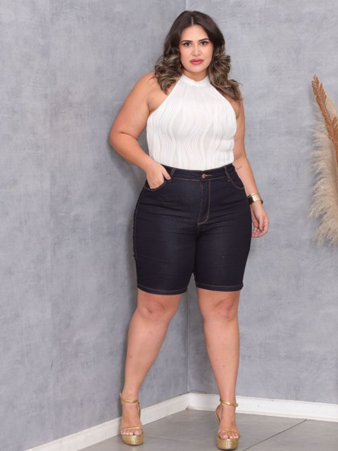 Bermuda Plus Size Feminina