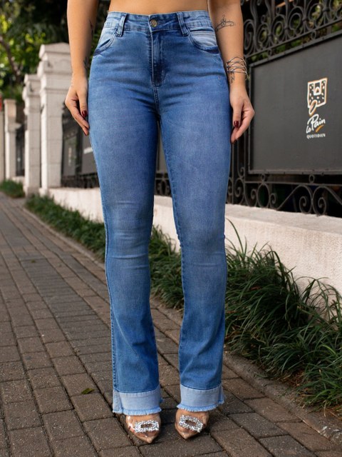 Calça Jeans Boot Cut Feminina