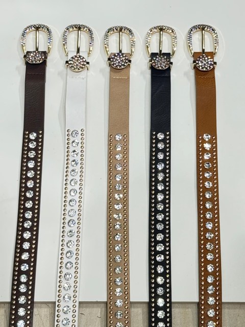 Cinto feminino pedraria