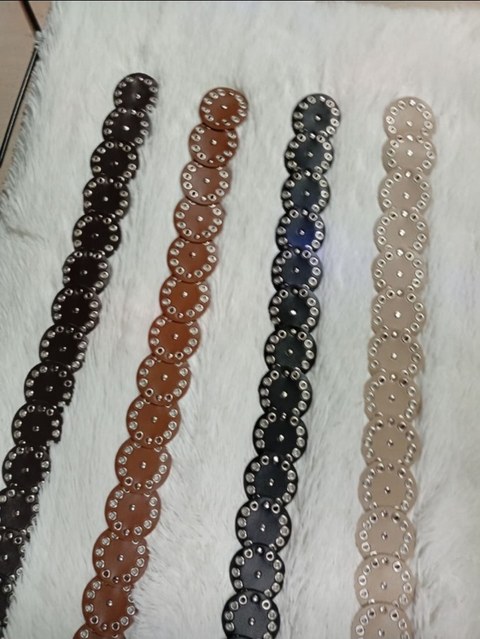 Cinto boho chic sem fivela