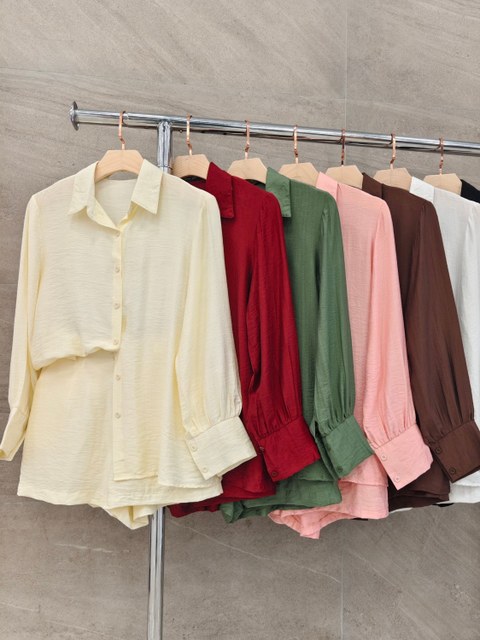 conjunto Linho importado femininas modas WY697