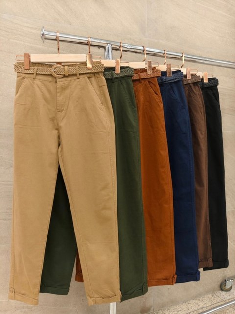 Calça sarja importado femininas T8613