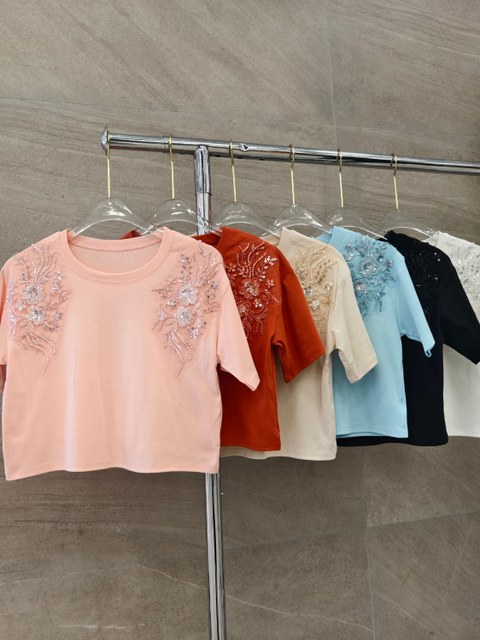 cropped de Strass Brilhante importado W6723