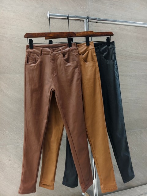 calça Resnada com flanelada femininas modas MTR18112