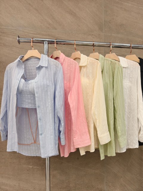 conjunto Linho com bojo importado femininas WY691