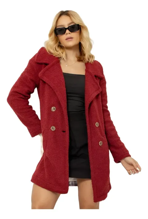 Sobretudo Longo Max Teddy Sbt-001