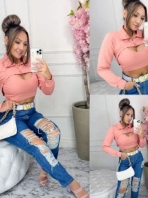 Croopd cojunto com manga