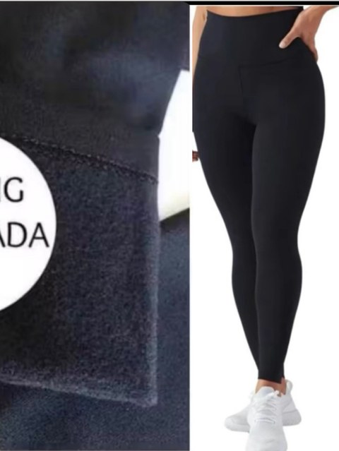 Calça leggin flanelada