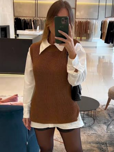 Colete tricot fang