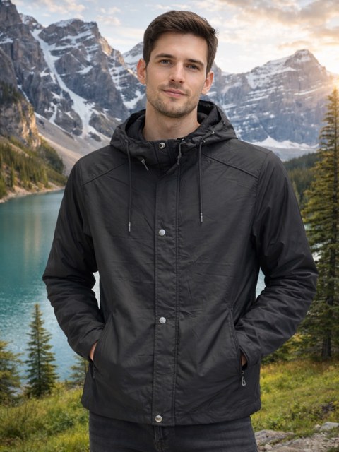 Jaqueta corta vento masculino