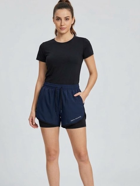 Shorts Duplo Academia Feminino