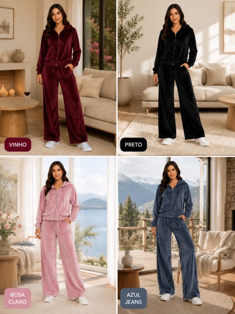 Conjunto plush flyer feminino