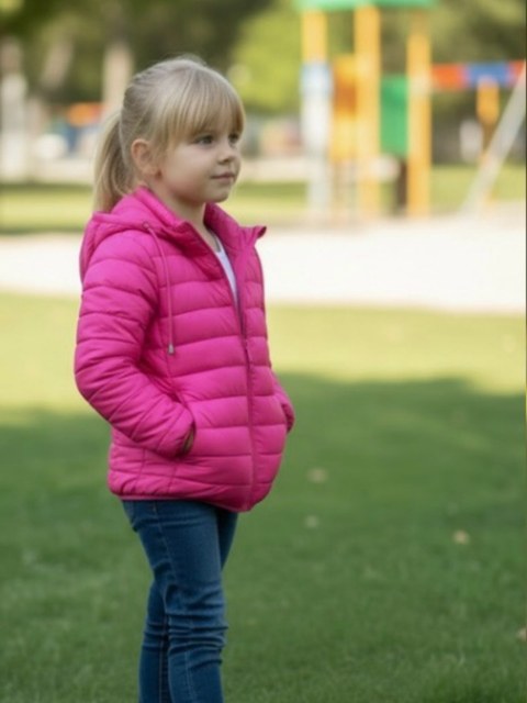 Jaqueta gominho forrada  infantil  menina