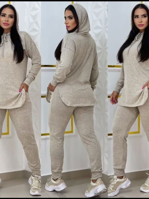 Conjunto Lãzinha Capuz