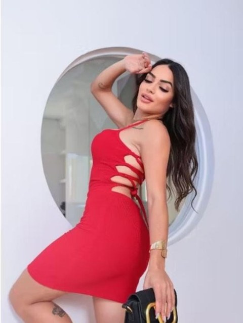 Vestido Tubinho, transado nas costas moda gringa