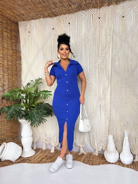 Vestido Midi botão