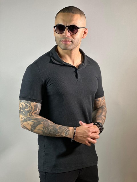 Polo Tricot Texturizada 8283