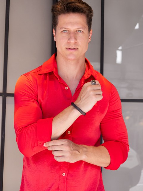 Camisa Acetinada