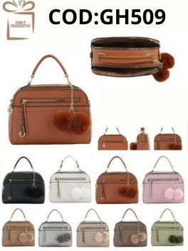 Bolsa Feminina Tiracolo Quadrada-GH509