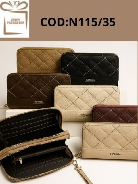 Carteira Feminina Couro PU-N115/35