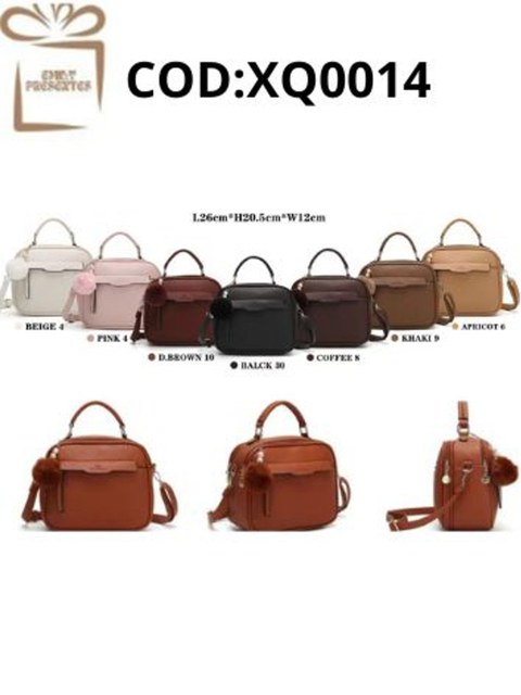 Bolsa Feminina Baú Com Alça Regulável-XQ0014