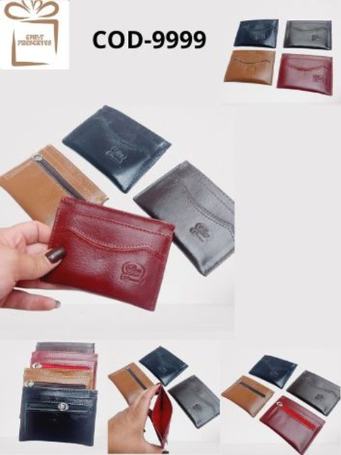 Porta Cartões Slim Couro PRIMIERA LINHA-RG/ CNH -Feminino e Masculino-9999