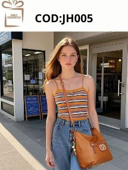 Bolsa Saco Transversal com Alça Ajustável-jh005