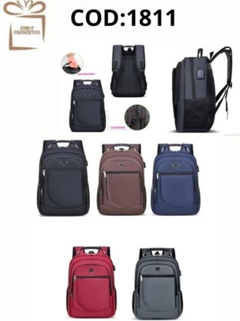 Mochila Masculina  Tecido Impermeável-1811
