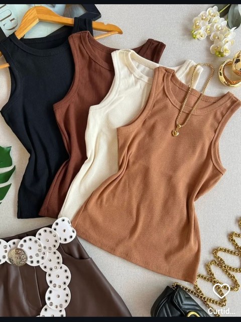 Regata femenina canelado