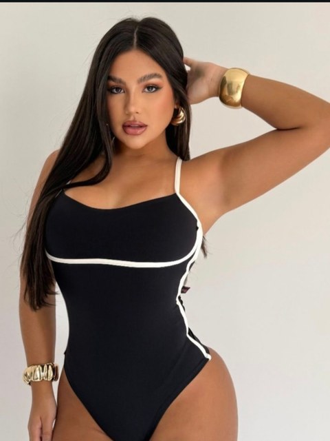 Body bicolor femenino