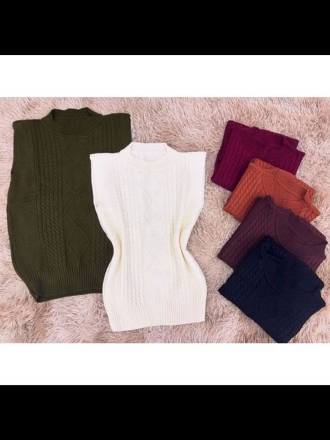 Coletes de Tricô Elegância & Conforto