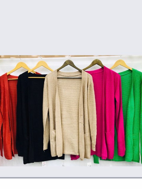 Cardiga de tricô TAM Único M136