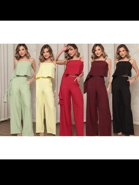 Conjunto Alfaiataria Assimetrico de Alcinha Cod L25122