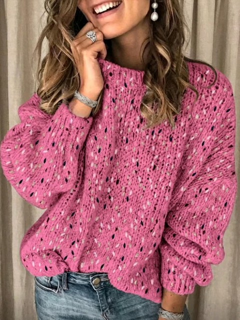 Blusa Tricot Mesclada