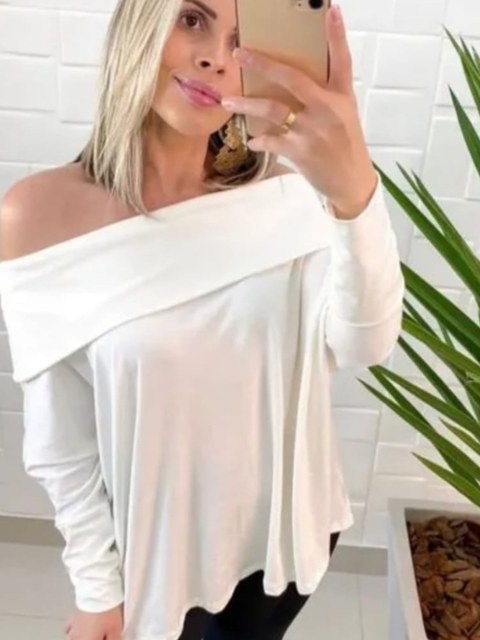 Blusa Ombro a ombro Viscolycra Premium