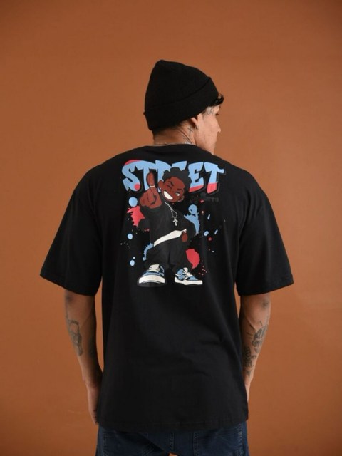 Camisa Oversized  Camiseta Larga Streetwear Oversize #007