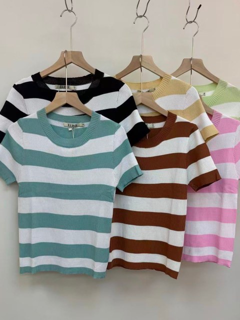 Blusa Modal listrado importada