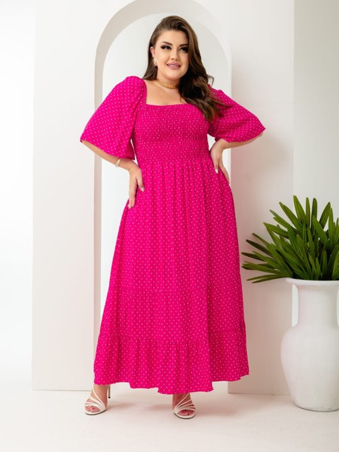 Vestido Longo manga larga