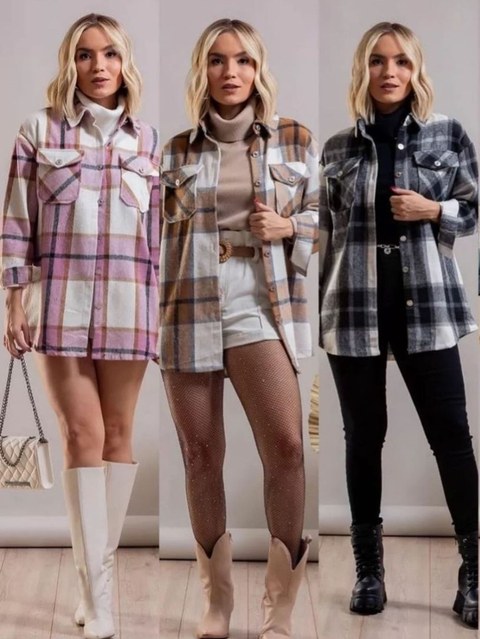 Camisa Xadrez Flaneada importado