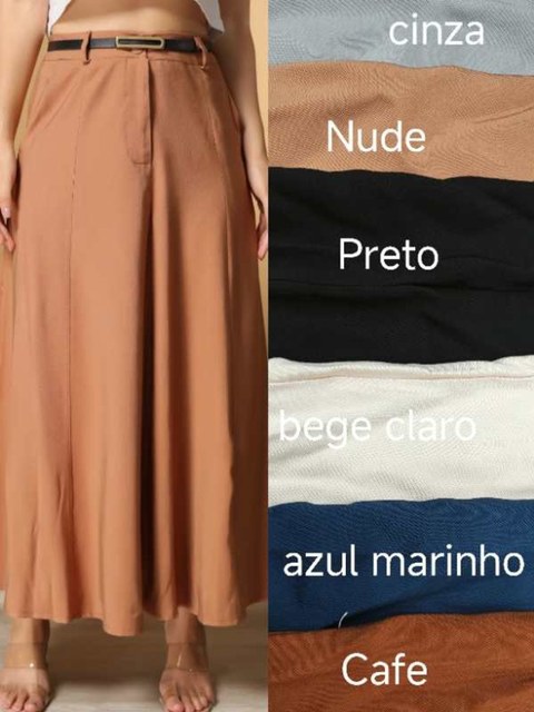 Saia Longa Marrant Com cinto