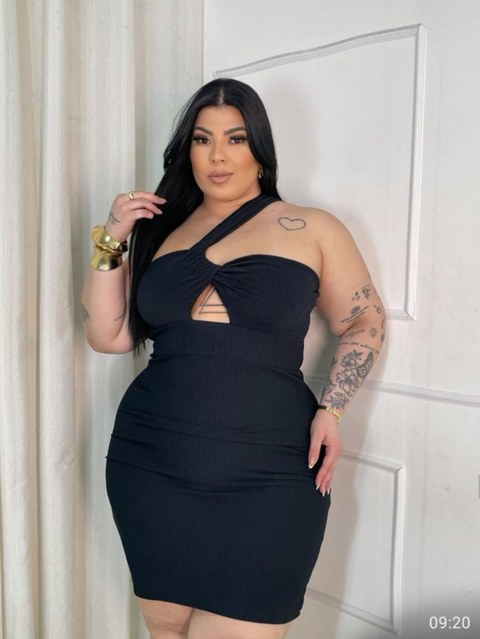 Vestido Vivian anarruga Plus Size